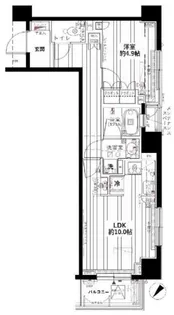 グランスイート代々木【5階】の間取り