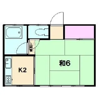 山吹荘【2階】の間取り
