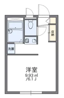レオパレスコーポハナブサ【2階】の間取り