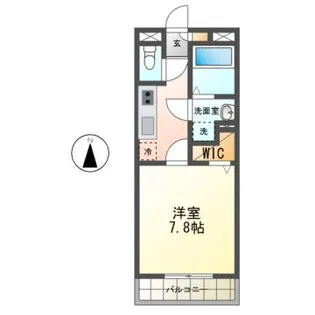 リコルテ ヴェルソー【1階】の間取り