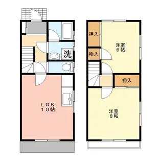 栃木県佐野市浅沼町【一戸建】の間取り