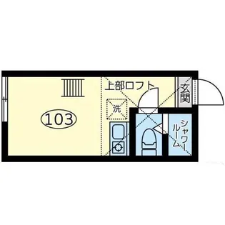 ミラベル横浜【1階】の間取り