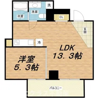 ラジエーションコート【5階】の間取り