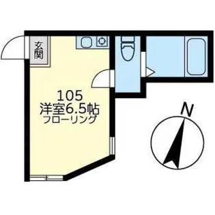 神奈川県横浜市南区永田東1【アパート】の間取り