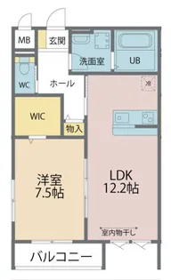 リオグランデパークス【3階】の間取り