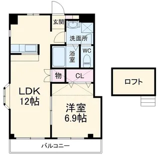 コルナ津田沼【2階】の間取り