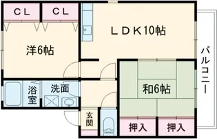 ハイカムール・ユウ【1階】の間取り