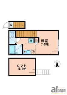 東京都国分寺市東恋ヶ窪4【アパート】の間取り
