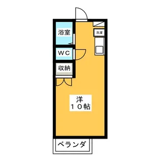 レーベン山の手【1階】の間取り