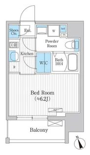 イプセ品川戸越【9階】の間取り