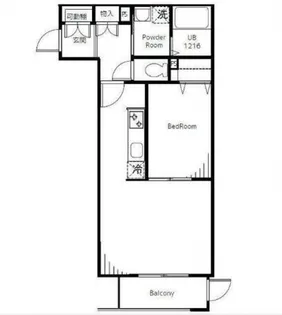 Brilliant旗の台【1階】の間取り