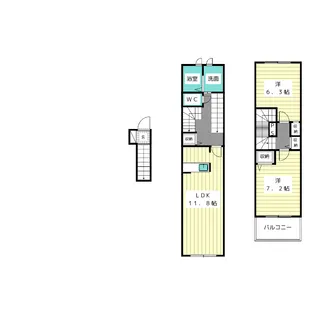 リバーベルAの間取り
