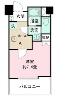 Wist新宿【4階】の間取り