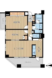 ドゥーエ芦花公園【3階】の間取り