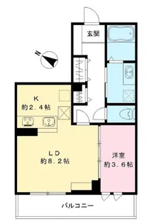東京都品川区上大崎3【マンション】の間取り