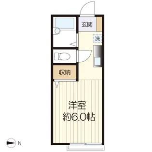 カーサ生田【2階】の間取り