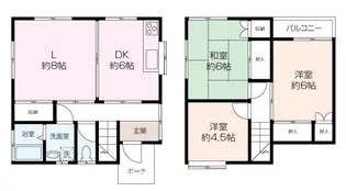 神奈川県横須賀市小原台【一戸建】の間取り