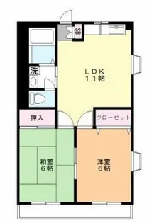 大常ビル【2階】の間取り