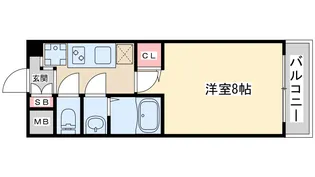 カルム西淡路【3階】の間取り