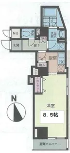 エオラス白金【3階】の間取り