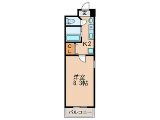 クレスト覚王山【3階】の間取り