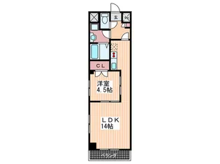 第5メゾン舟入本町【8階】の間取り