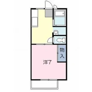 サンライズハウスC【1階】の間取り