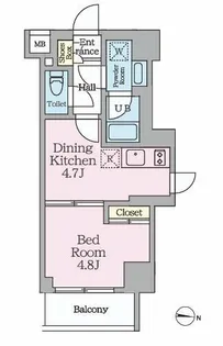 HY’s MINOWA II【3階】の間取り