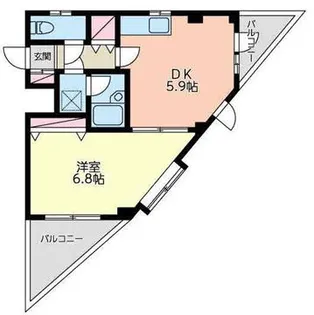 神奈川県川崎市麻生区千代ケ丘4【マンション】の間取り