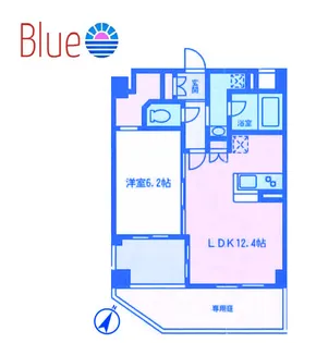 神奈川県横浜市栄区鍛冶ケ谷1【マンション】の間取り