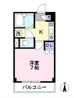 イーグルシティA【3階】の間取り