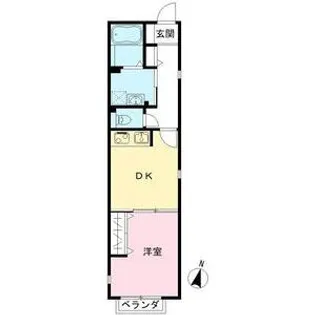 ラビアンローゼ【1階】の間取り