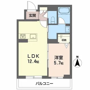 ティターニア【1階】の間取り