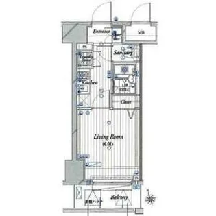 THEパームス東武練馬【7階】の間取り