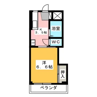 ハイツヤマコー【2階】の間取り