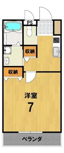 GRAND CASA TENJINGAWA【2階】の間取り