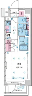 GENOVIA西新井【6階】の間取り