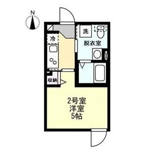 ベイルーム山手【1階】の間取り