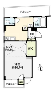 アーバンハウス駒場II【4階】の間取り