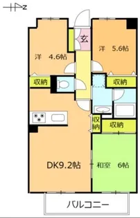 Great Heim【6階】の間取り