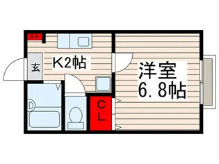 リュエルIriya【2階】の間取り