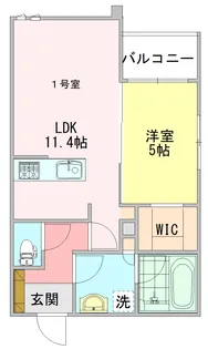 LIVENT元住吉【1階】の間取り