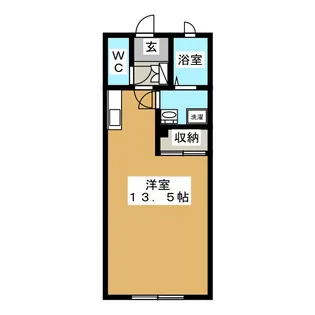 カーサベルメールC【2階】の間取り