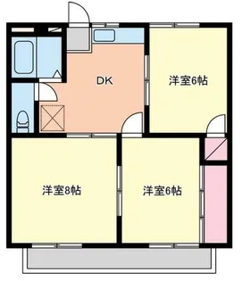 ザ・スクエア【3階】の間取り