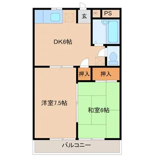 パークヒルズ百草第一【2階】の間取り