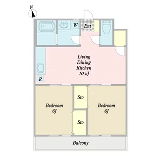 メゾン・ド・鎌ヶ谷【1階】の間取り