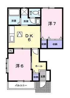 ガイアヒル2000B【1階】の間取り