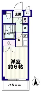 ブリランテ和田【1階】の間取り