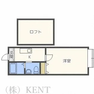 ピュアライフ元町【2階】の間取り
