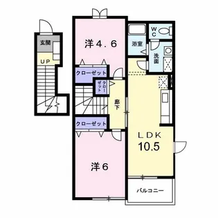 エーデルハイム【2階】の間取り